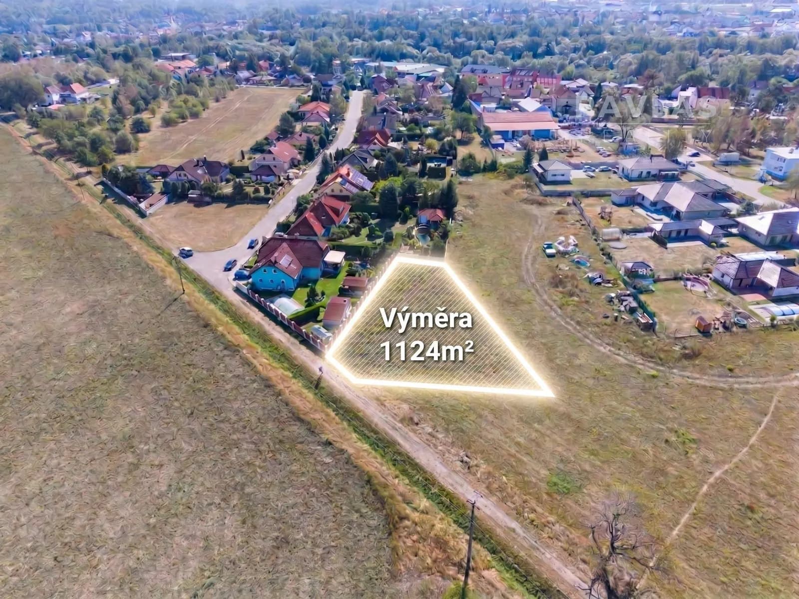 Prodej stavebního pozemku 1 124 m² – České Velenice, ul. Nové Cejle