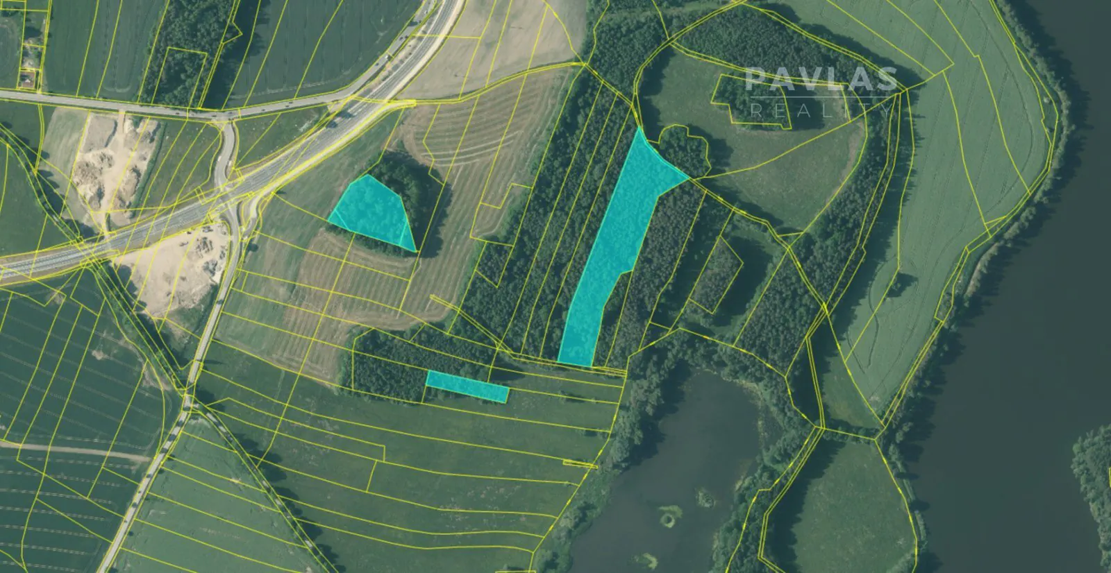 Prodej lesních pozemků o výměře 25076m2